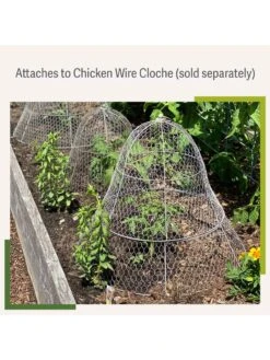 Chicken Wire Cloche Extension 11 Chicken Wire Cloche Extension -Gardenify Store 8599107 2
