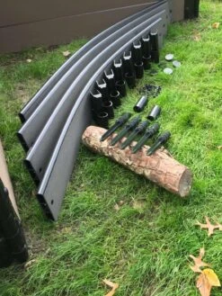 Curved Composite Landscape Edging Kit With 1" Boards 9 Curved Composite Landscape Edging Kit With 1" Boards -Gardenify Store 8599404 16V tif