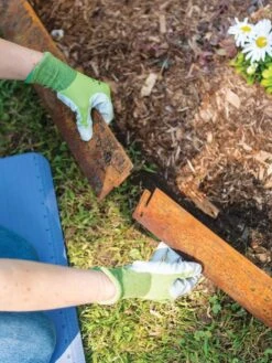 Corten Steel Edging 5" H, Set Of 3 -Gardenify Store 8599845 0253 tif