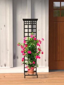 Mission-Style Planter Stand With Trellis 5 Mission-Style Planter Stand With Trellis -Gardenify Store 8600111 01V tif
