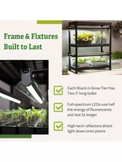 LED Stack-n-Grow Lights - 2-Tier System -Gardenify Store 8608906 7