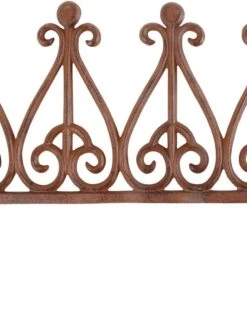 Esschert Cast Iron Lawn Edging, Set Of 3